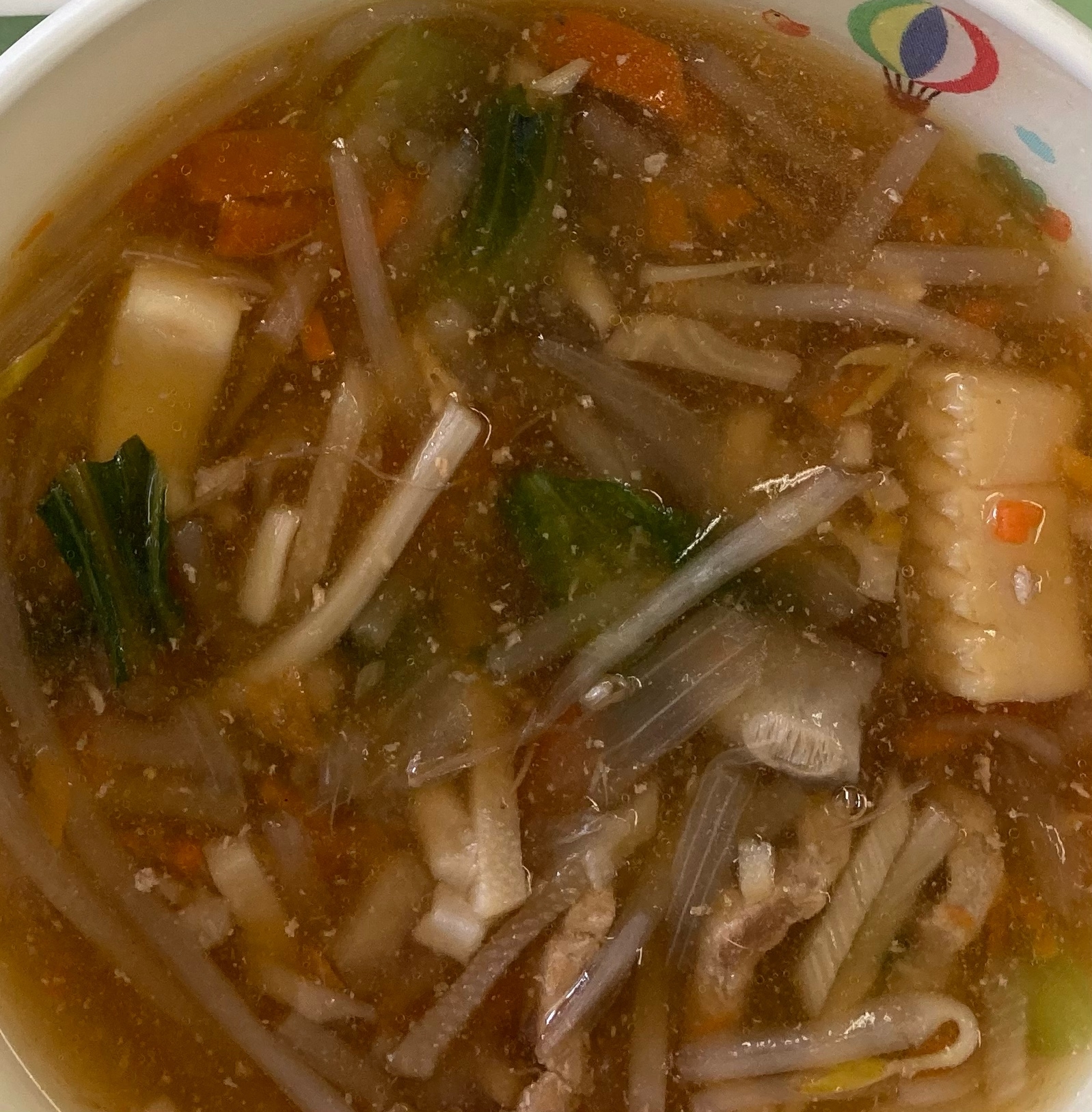 サンマーメン風スープ
