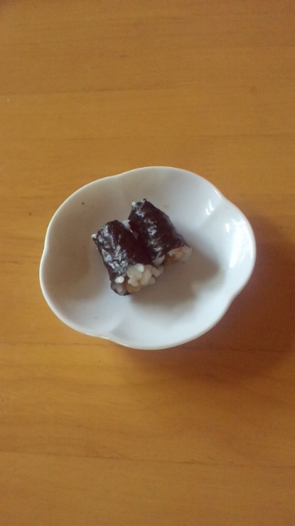 2歳児の海苔巻き☆