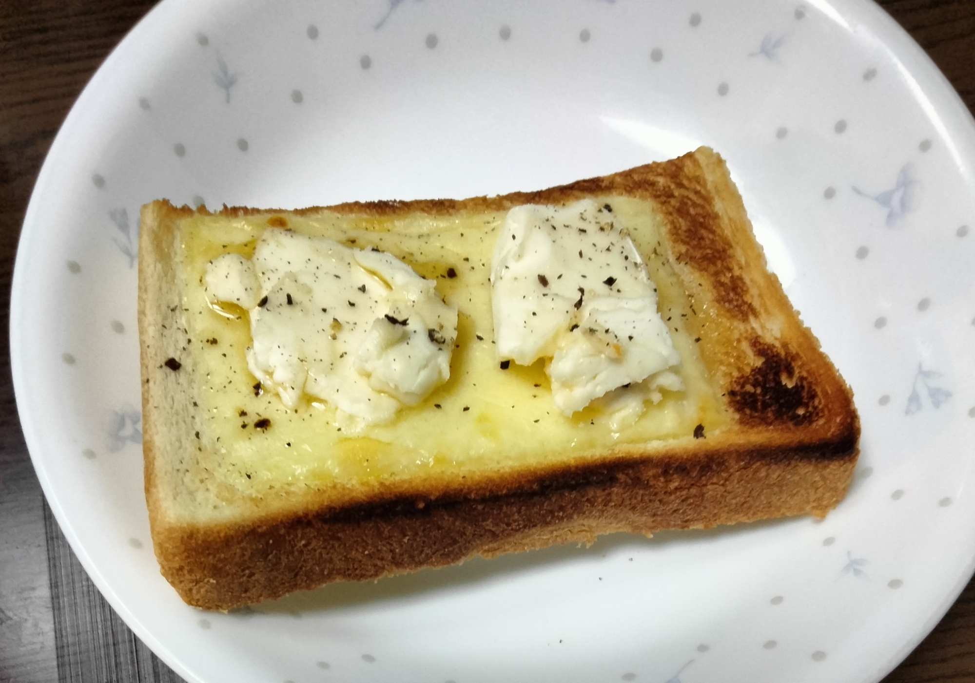 チーズトーストアレンジ クリチ&はちみつ