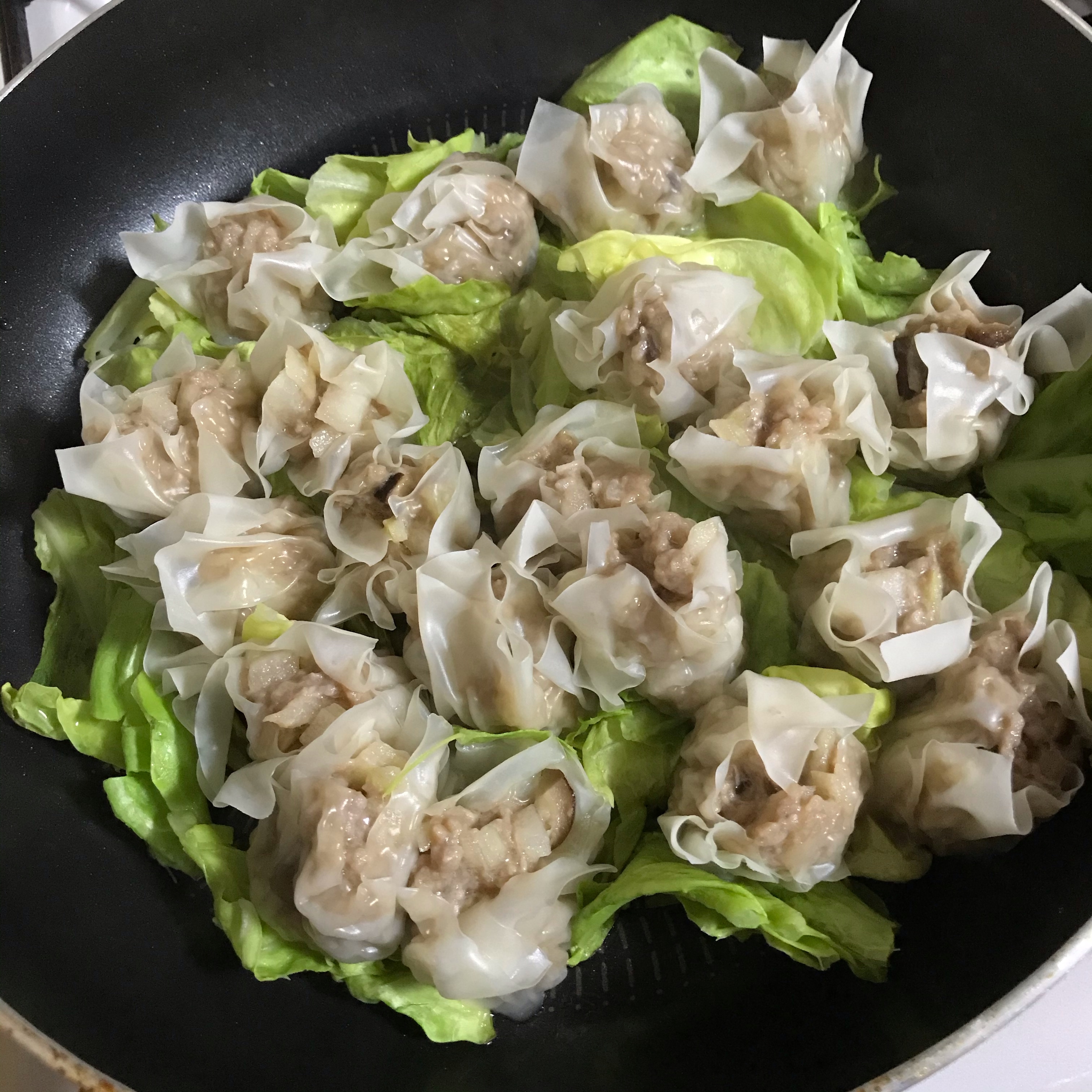 蒸し器無しでもできるんか 簡単シュウマイ レシピ 作り方 By まるちゃむごーさん 楽天レシピ