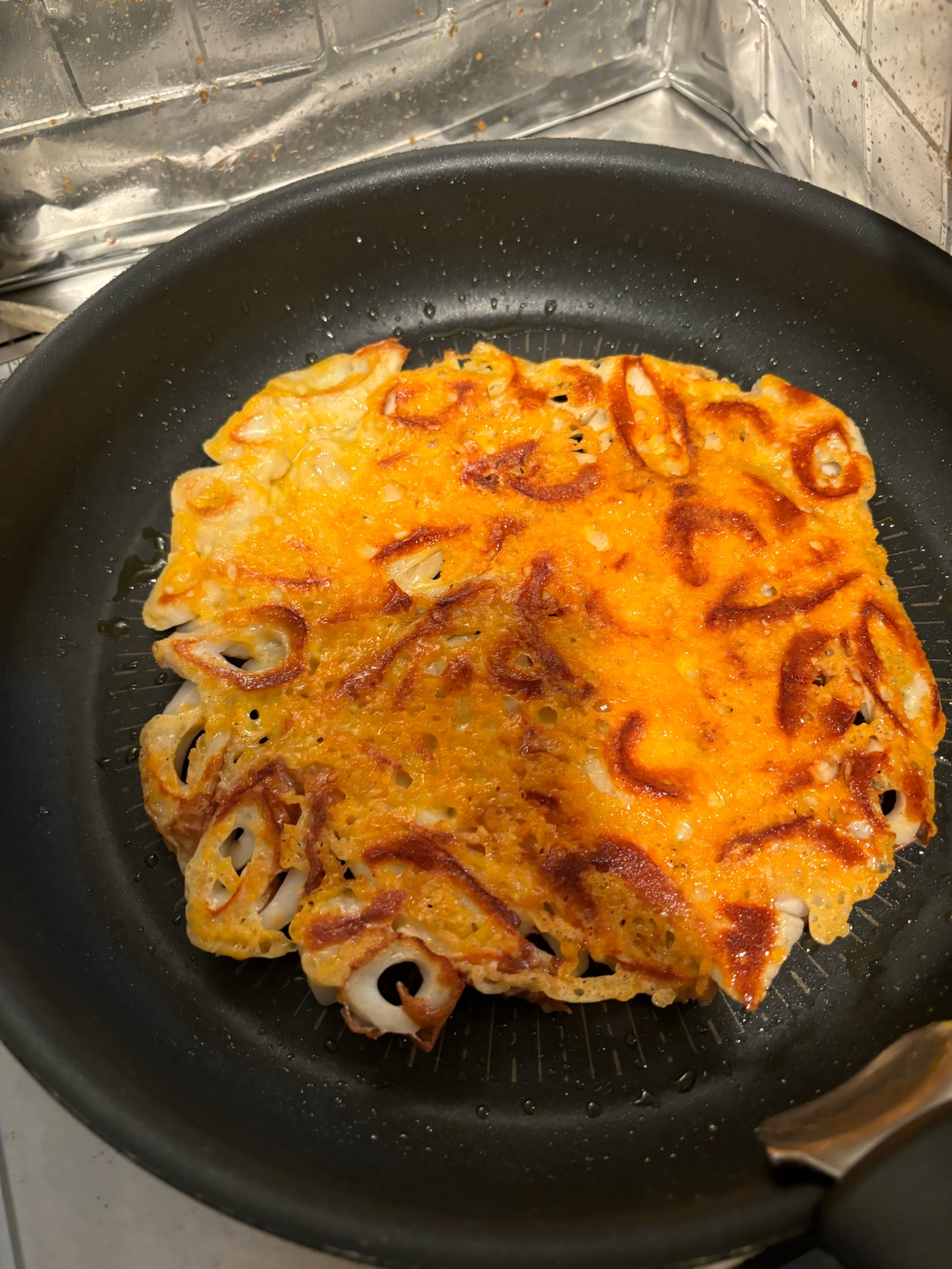 ちくわとチーズのカリカリ焼き