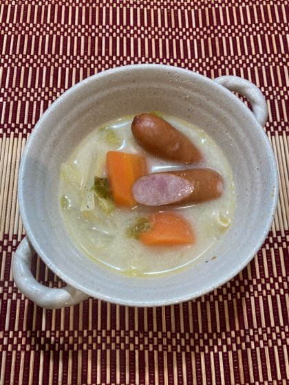 ソーセージと酒粕で☆まろやか和風ポトフ