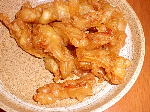天ぷら粉で豚軟骨のサクサク唐揚げ