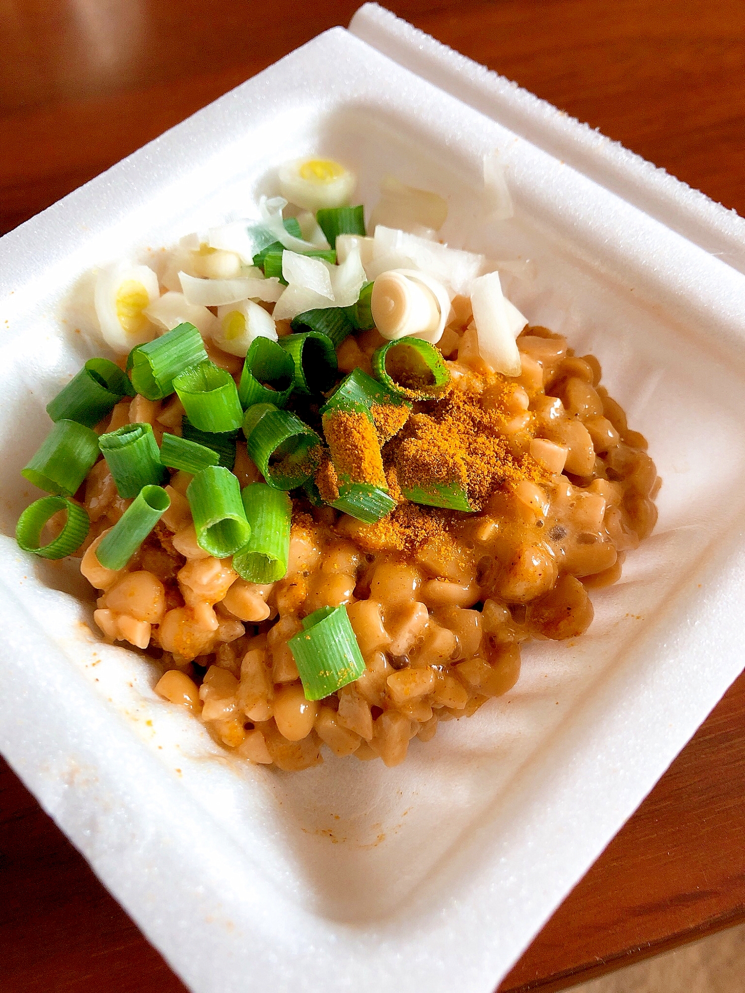 ◎毎日納豆◎Wねぎ！カレー南蛮納豆