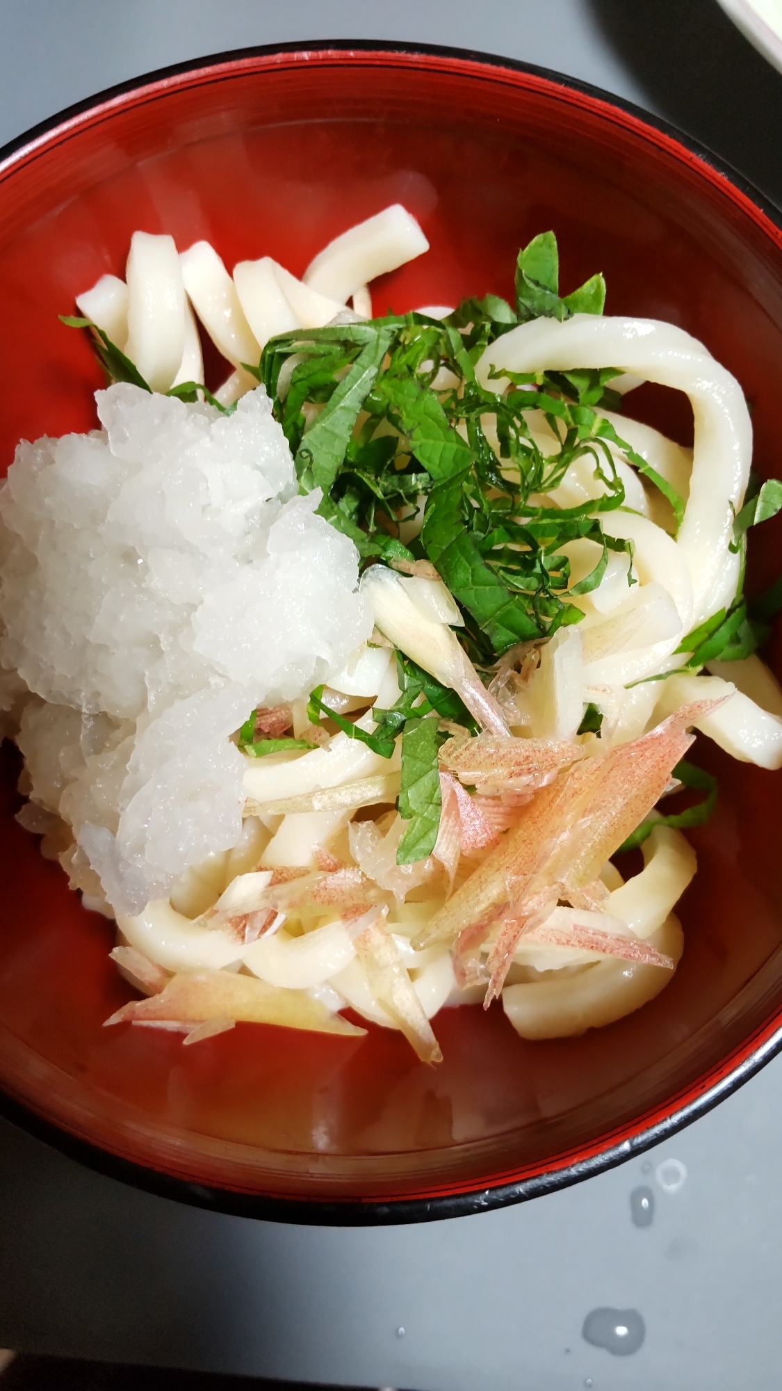 みょうがと大根おろしのうどん