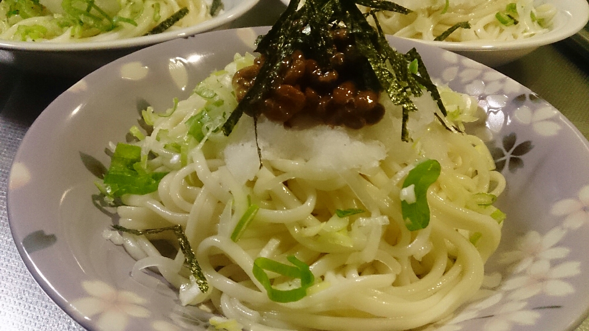 おろし納豆うどん