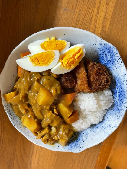 市販のトンカツを使って★カツカレー