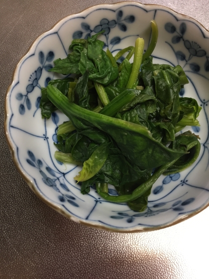 ほうれん草とすり胡麻で☆美味しいおひたし
