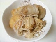 里芋と糸こんにゃく油揚げの煮物