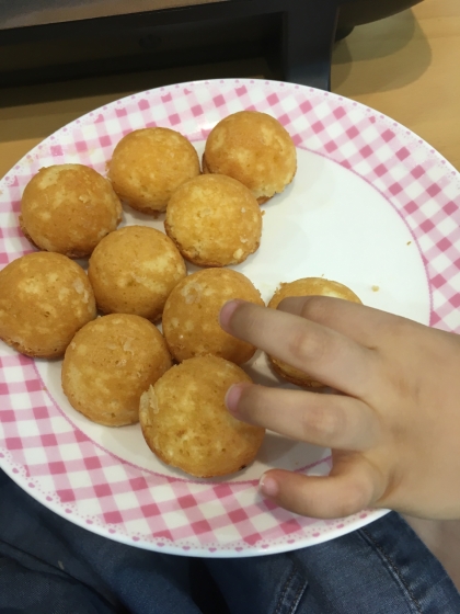 かりふわで美味しくできました(^^)2才の息子もパクパク☆また作ります。