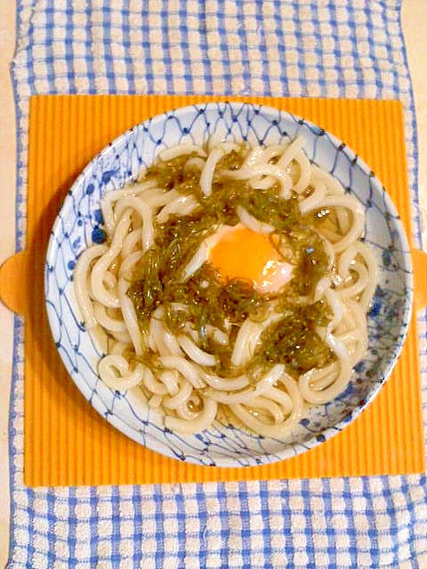 メカブぶっかけうどん♪