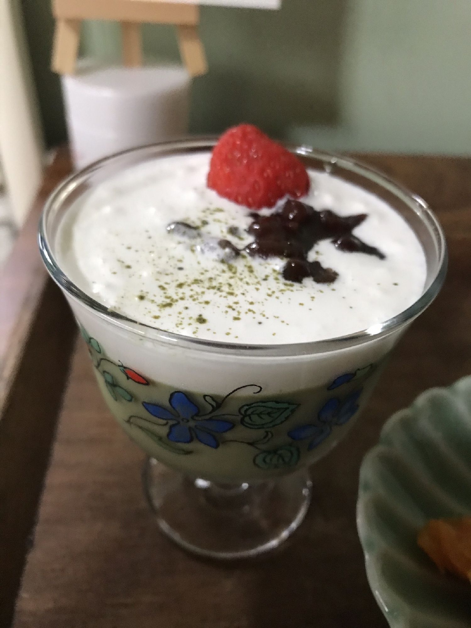 クリームのせ抹茶プリン レシピ 作り方 By シフト6522 楽天レシピ