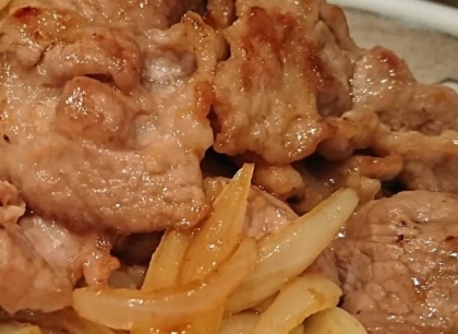 The男飯！簡単豚肉と玉ねぎの焼肉タレ炒め