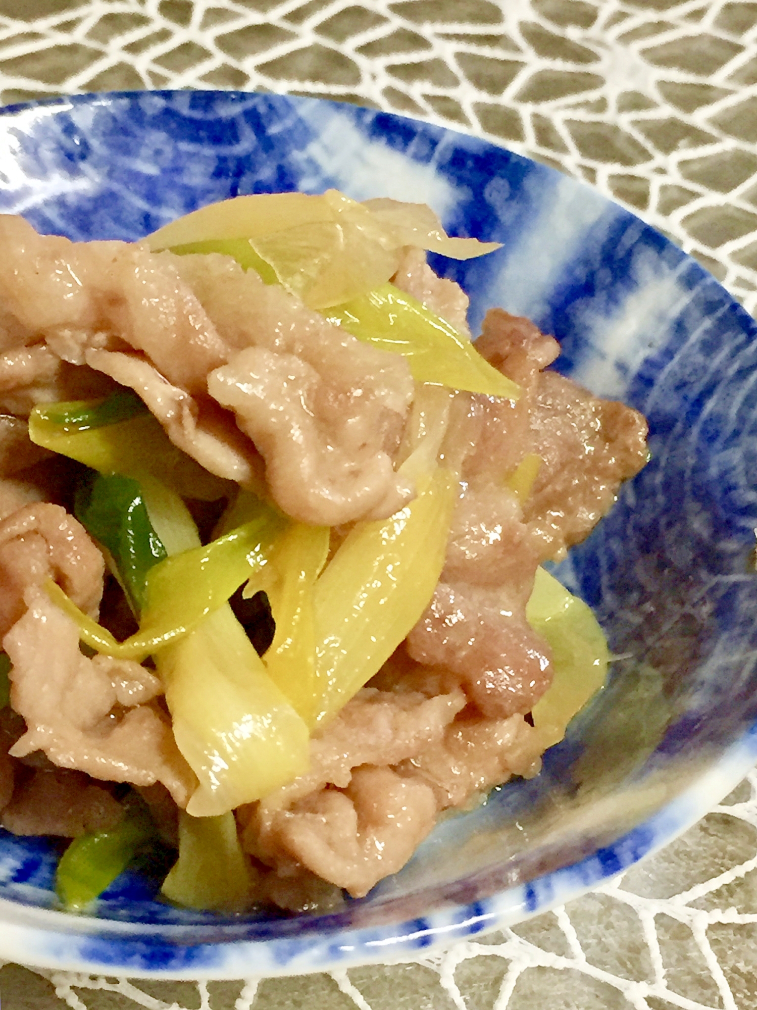 お弁当のおかずに☆豚肉と長ネギの甘辛炒め