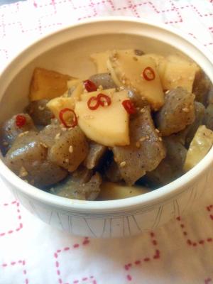 作り置きおかず こんにゃくと筍のピリ辛 レシピ 作り方 By Koumori9 楽天レシピ