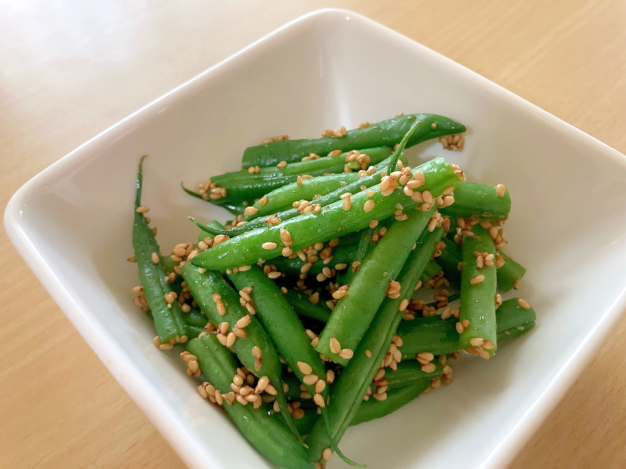 いんげんの胡麻和え☆シャキシャキです☆