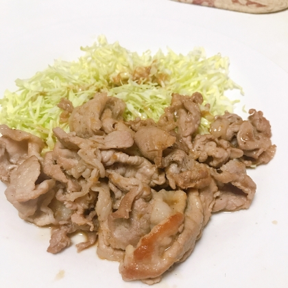 簡単☆豚小間肉のしょうゆ糀生姜焼き