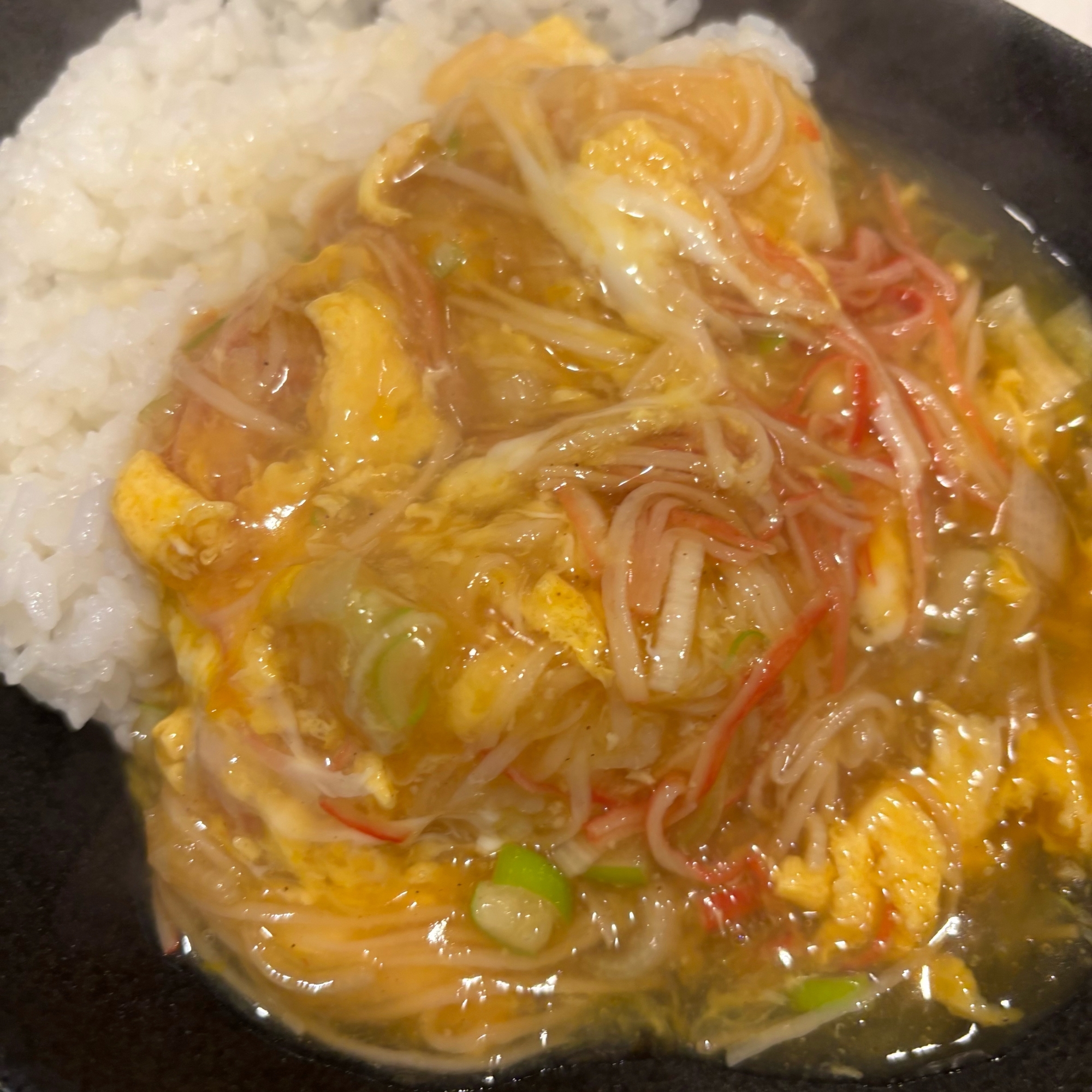 カニカマあんかけ丼