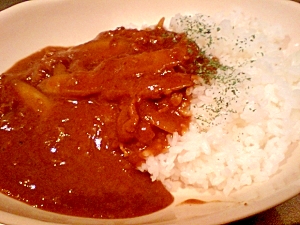 ごぼうが香る♪牛ごぼうのカレー