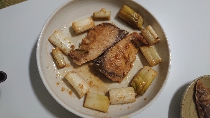 ぶりのピリ辛照り焼きとトロトロ焼き長ねぎ