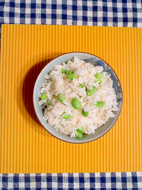 枝豆の混ぜご飯♪