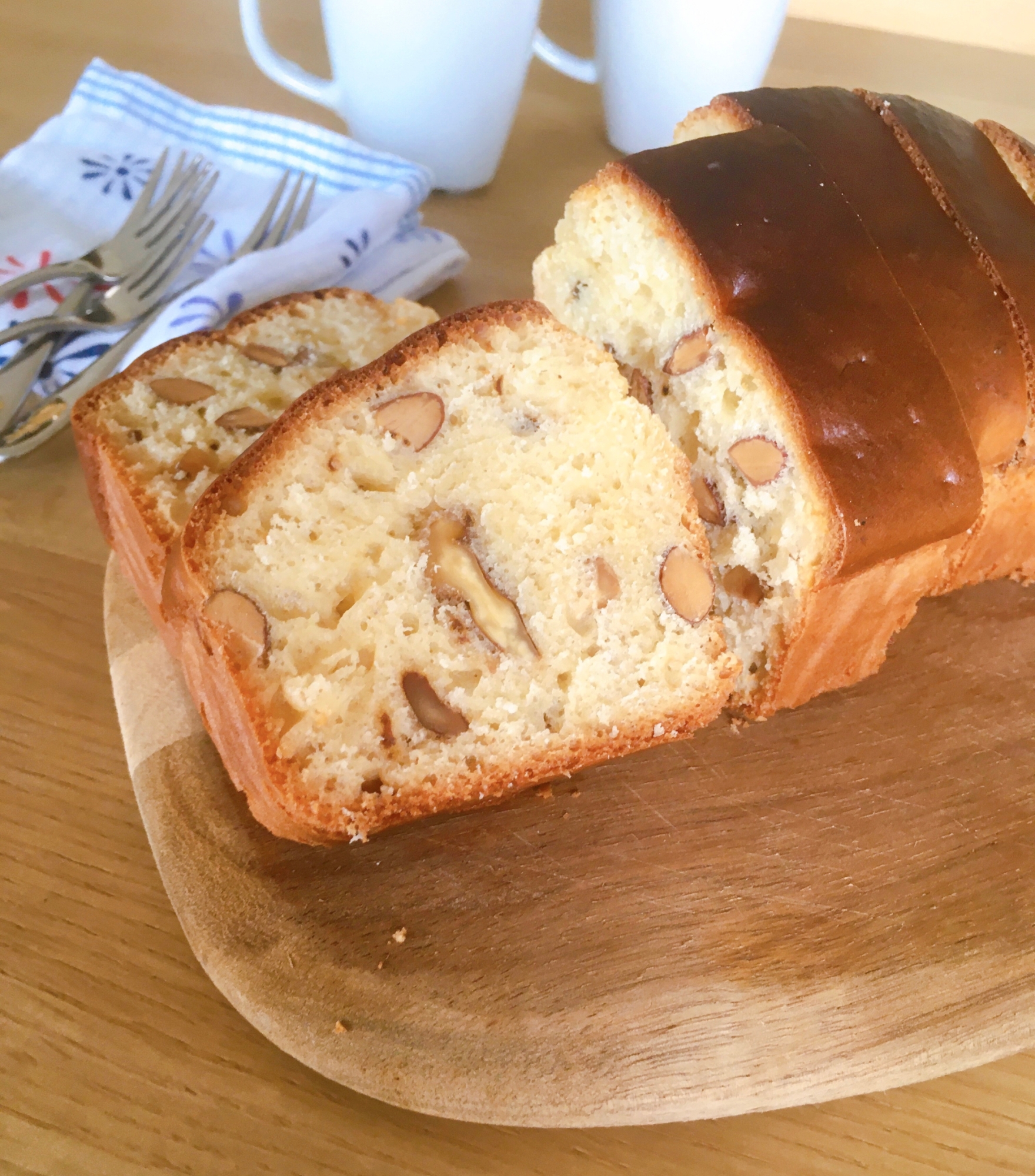 ミックスナッツとレーズンのパウンドケーキ♡