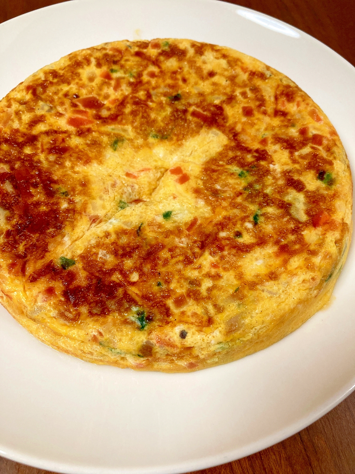 自動調理器(電気圧力鍋)でスパニッシュオムレツ