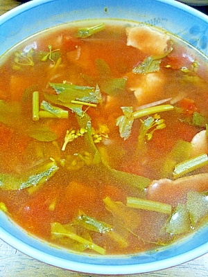 菜の花のスープ