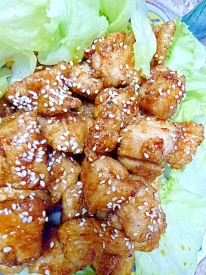 鶏むね肉の甘酢から揚げ