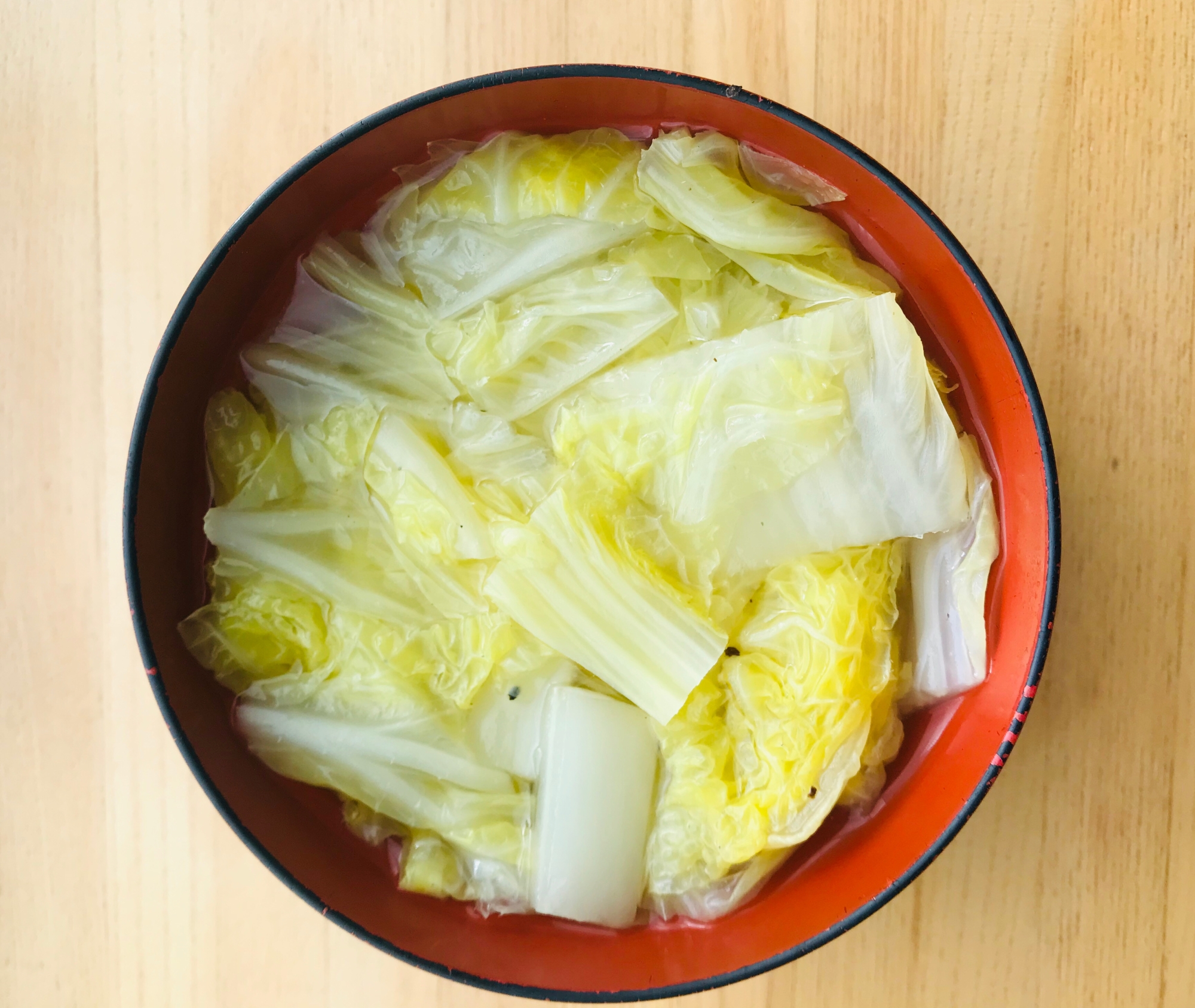 【野菜スープ】昆布茶で作る白菜のスープ