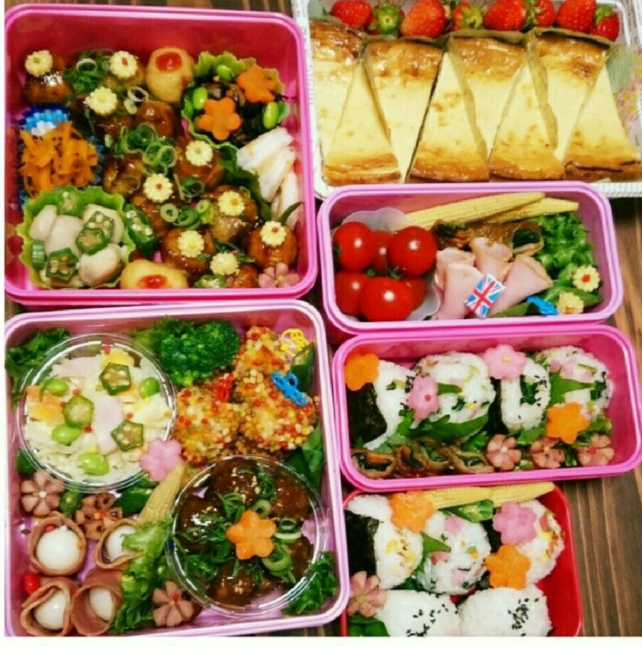 華やか.｡*ﾟ+.*.｡行楽弁当