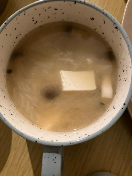 簡単きのこの味噌汁