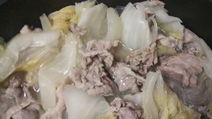 白菜と豚肉のくった煮