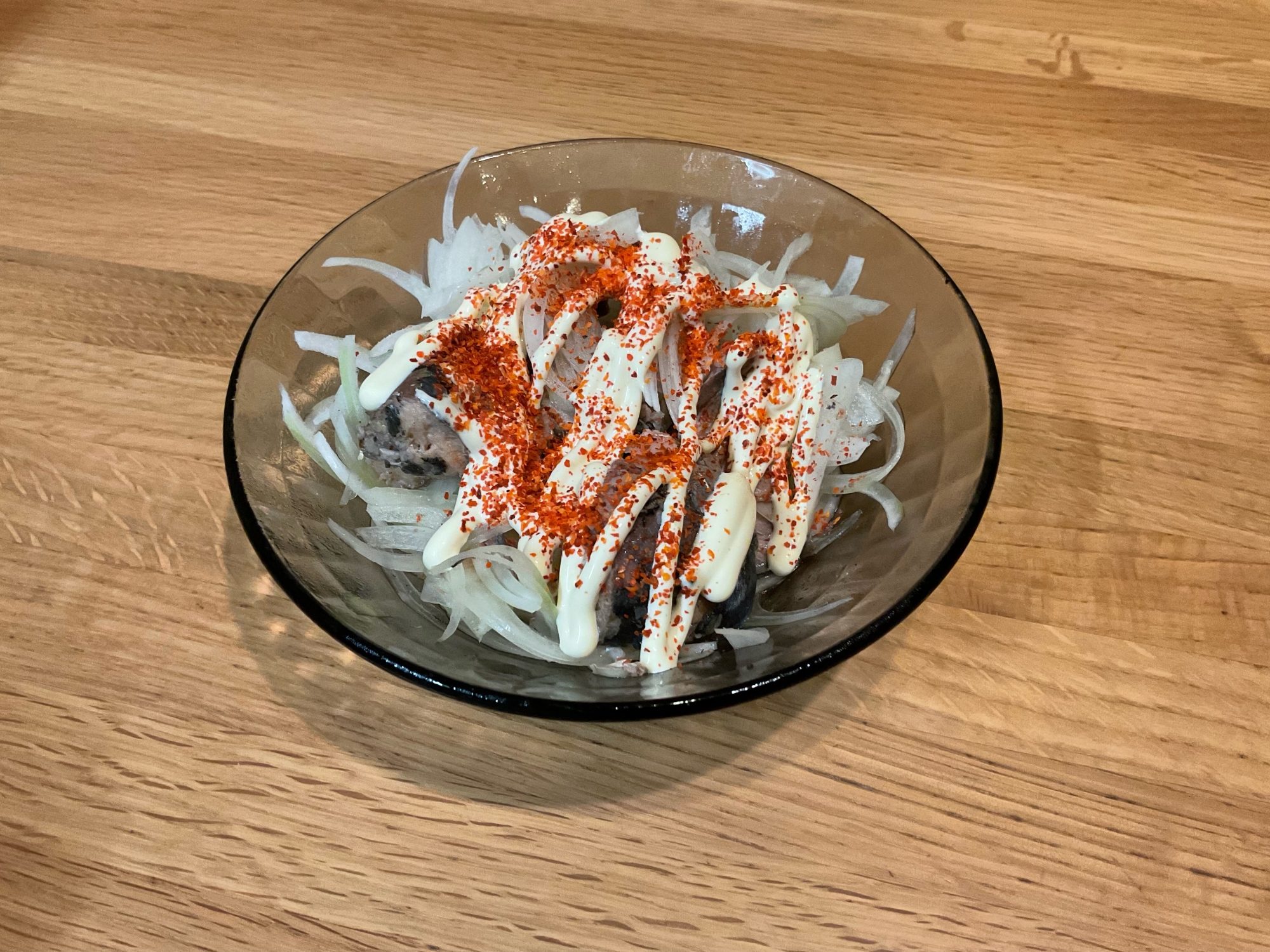 超簡単！サバ缶玉ねぎサラダ！