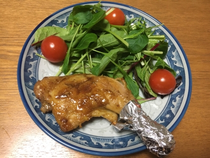 クリスマスに☆鶏モモ肉の骨つき照り焼きチキン☆