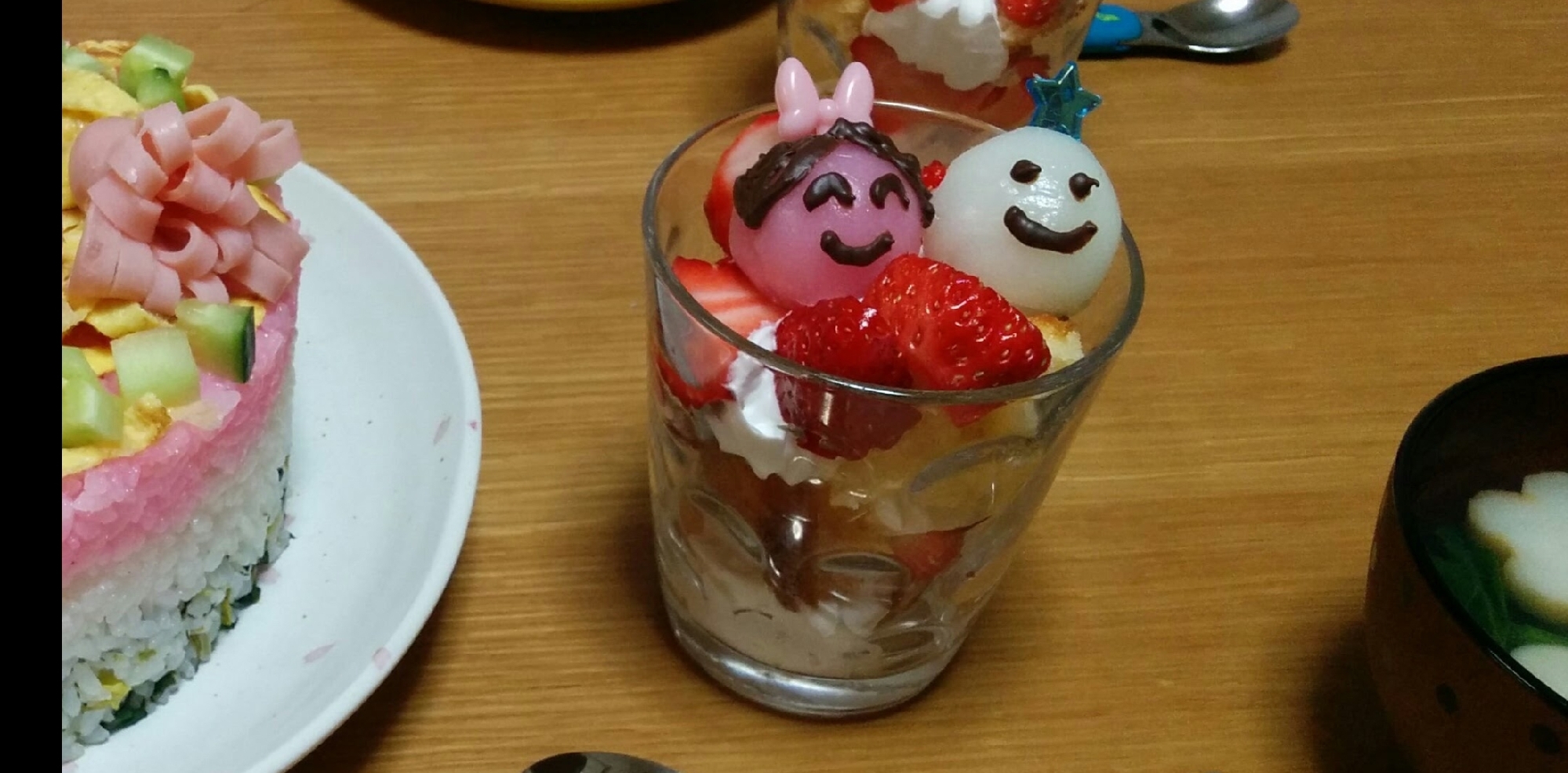 簡単コップでひなまつりケーキ レシピ 作り方 By あおあおまる 楽天レシピ