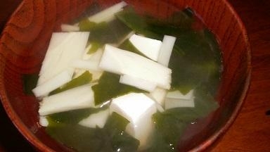 豆腐と若竹の吸い物