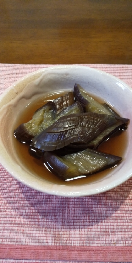 茄子のあっさり出汁煮