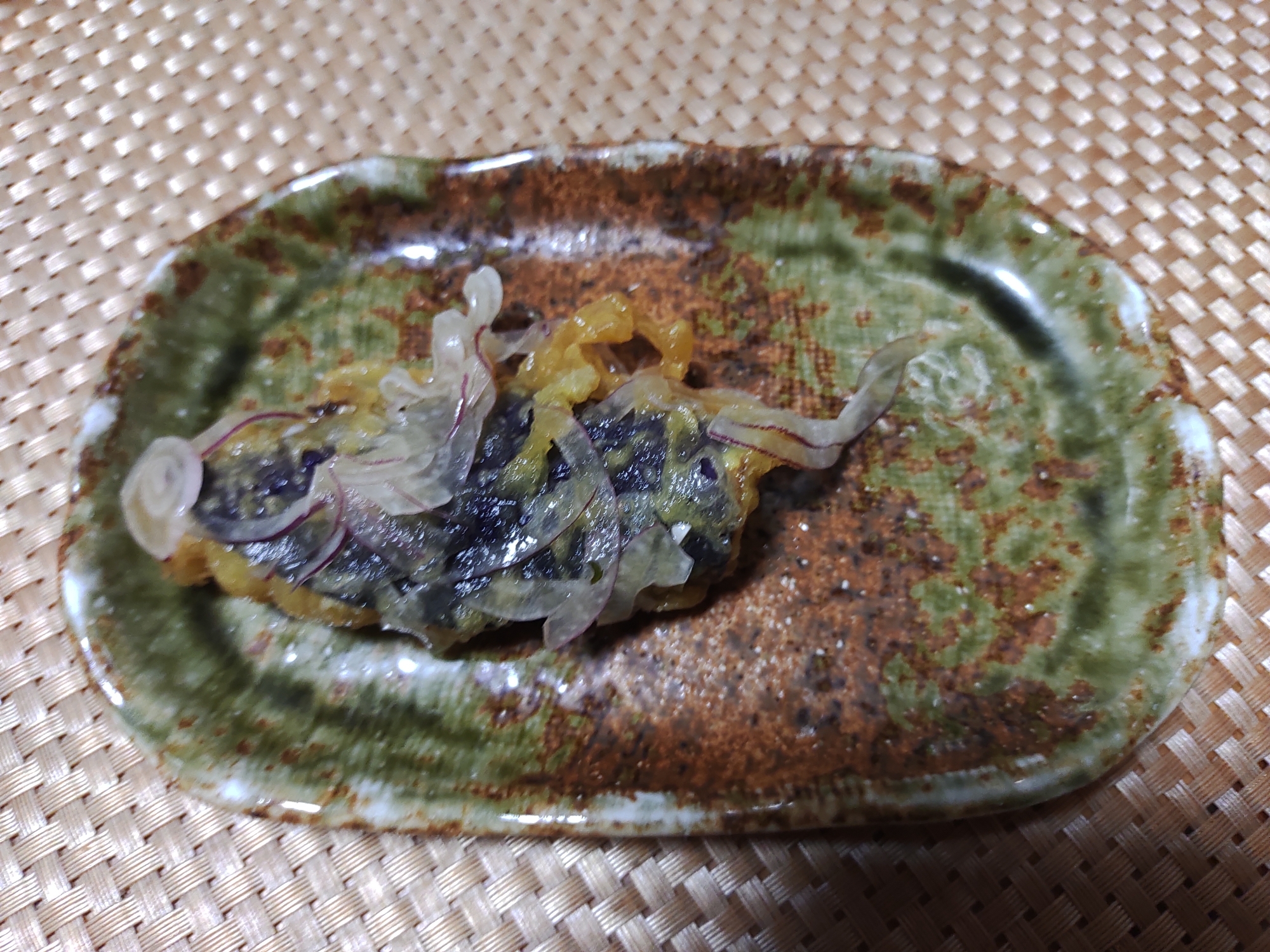 なす天の甘酢つけ