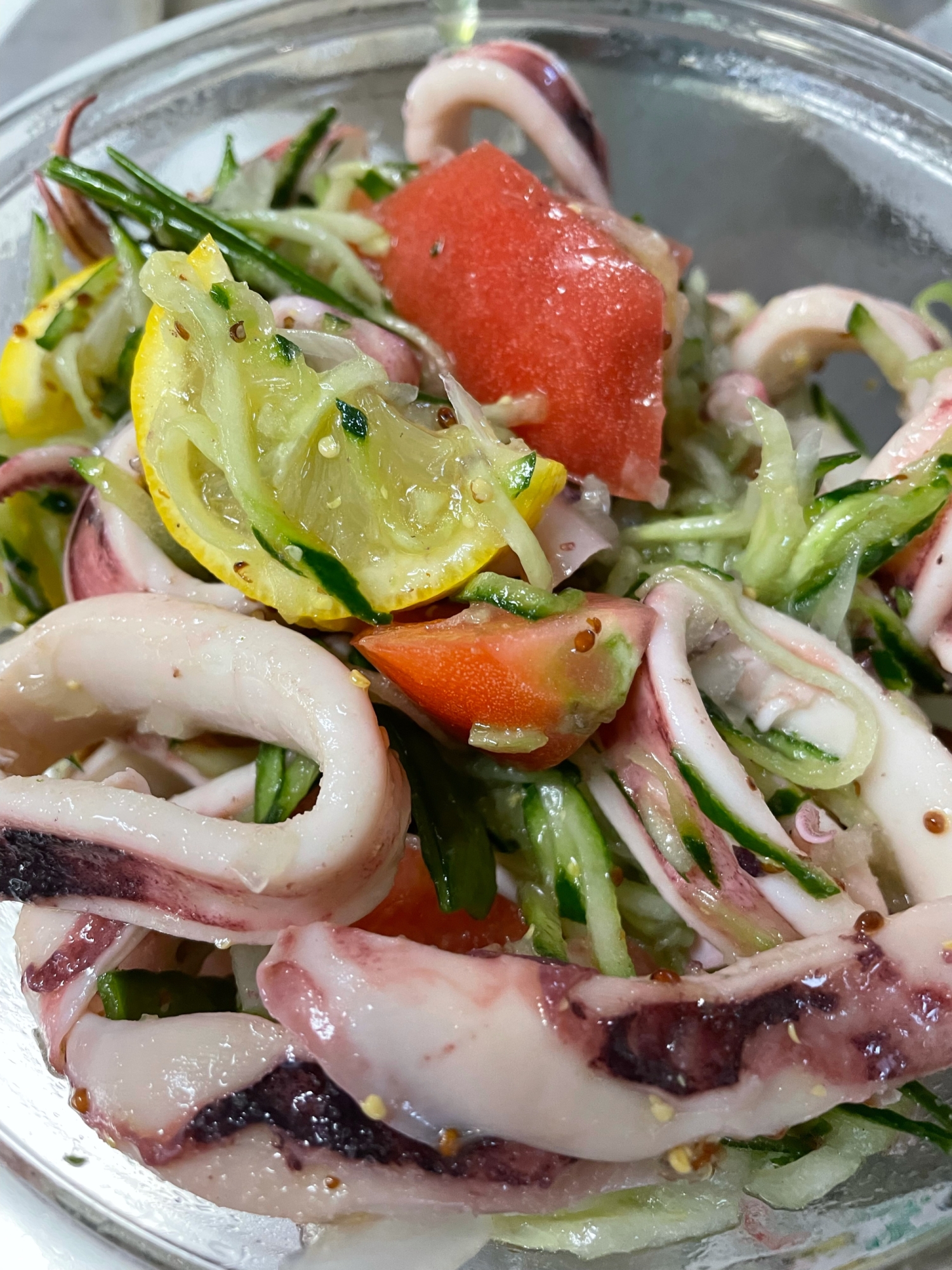 イカとトマトマリネ とっても簡単!