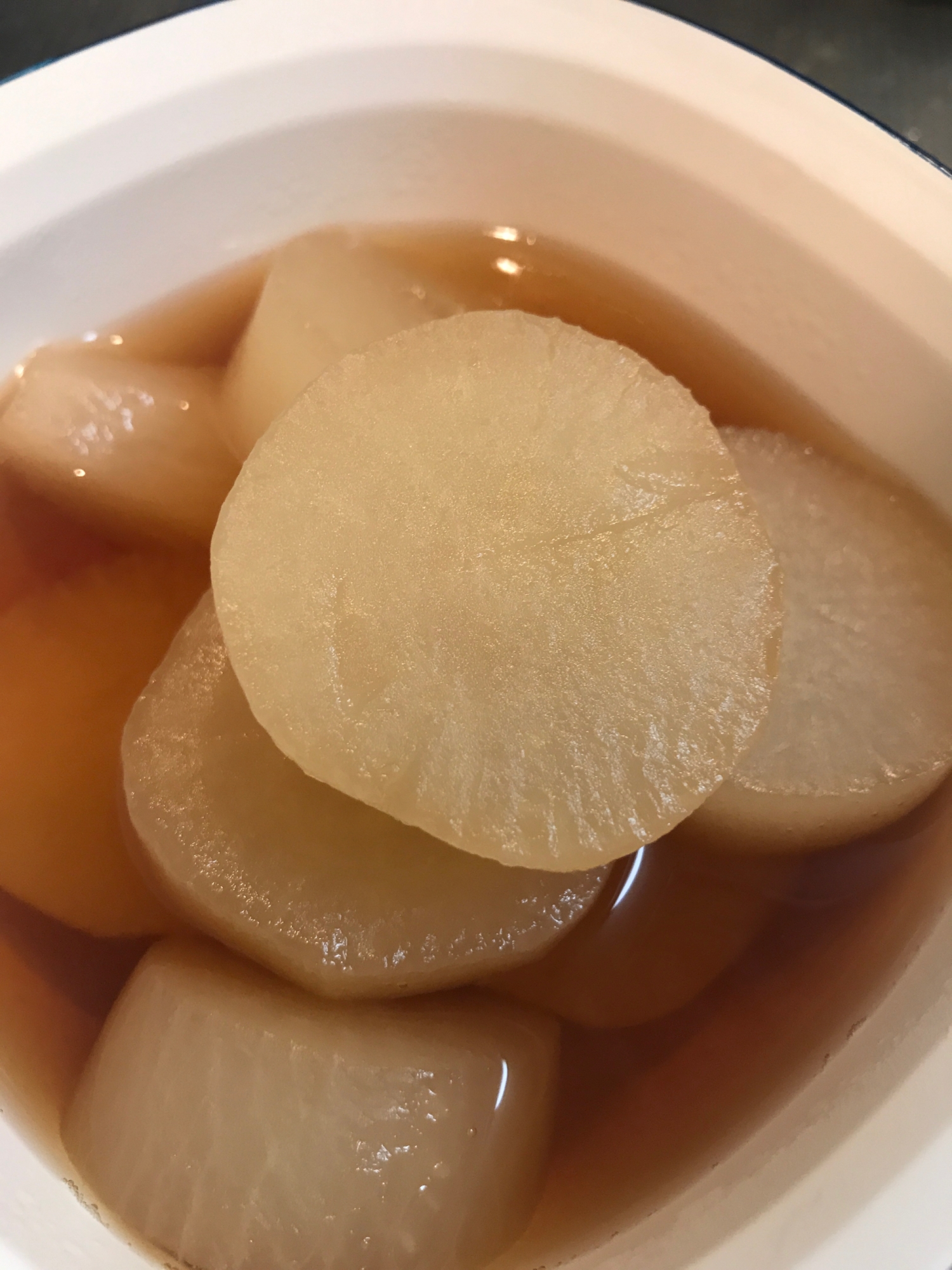 だしつゆで体もあったか！大根だけの煮物