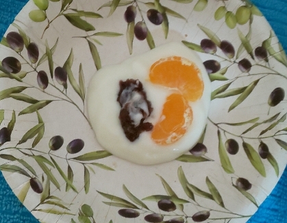おもてなしデザート✨みかんのチーズあんこヨーグルト