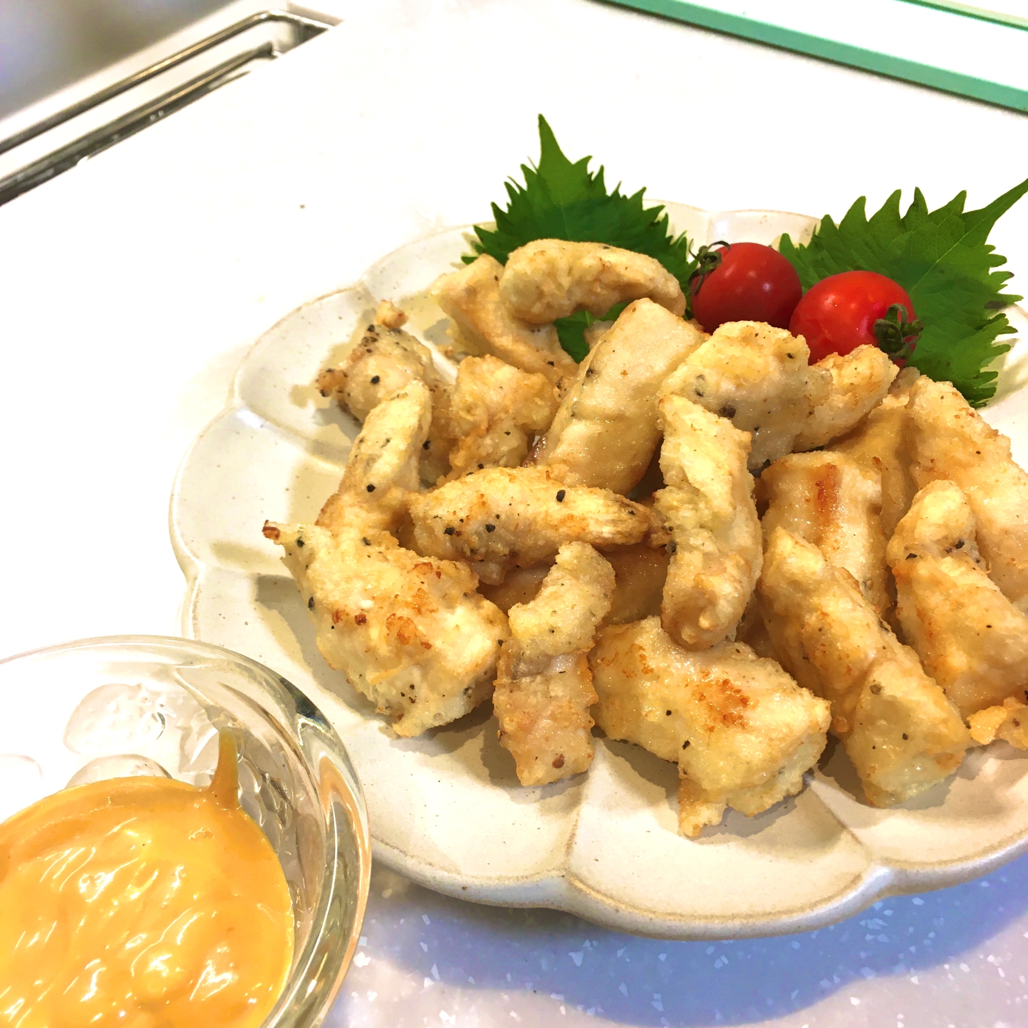 ささみスティック　マスタードソース