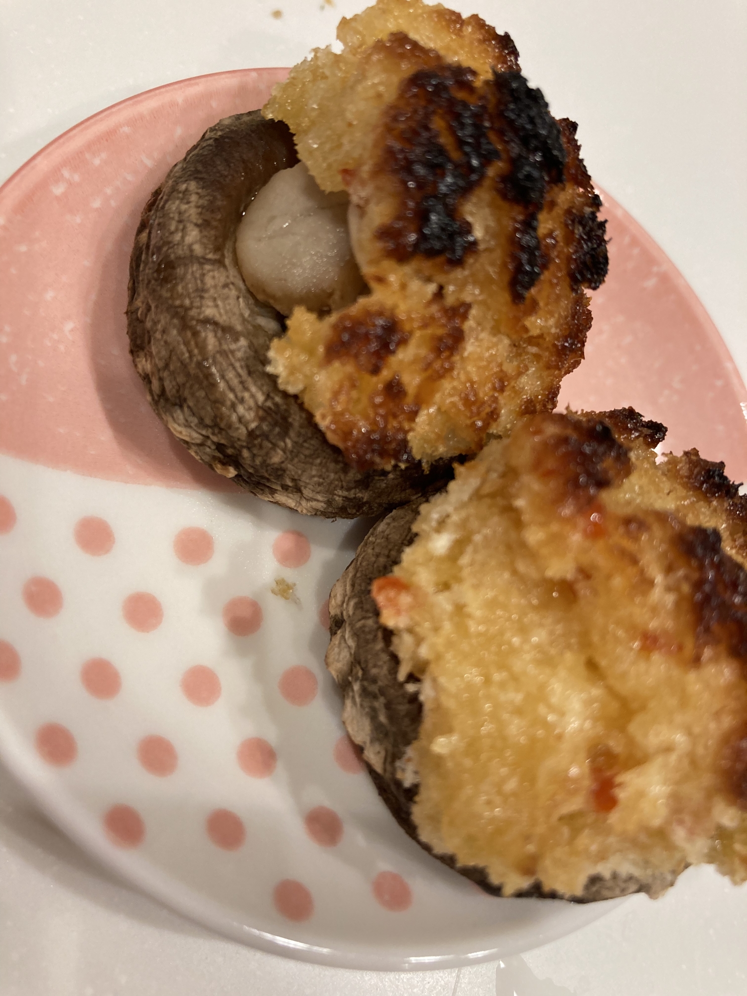 しいたけ　魚焼きグリルで焼き