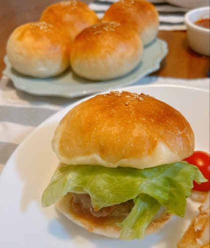 おうちで手作りハンバーガー