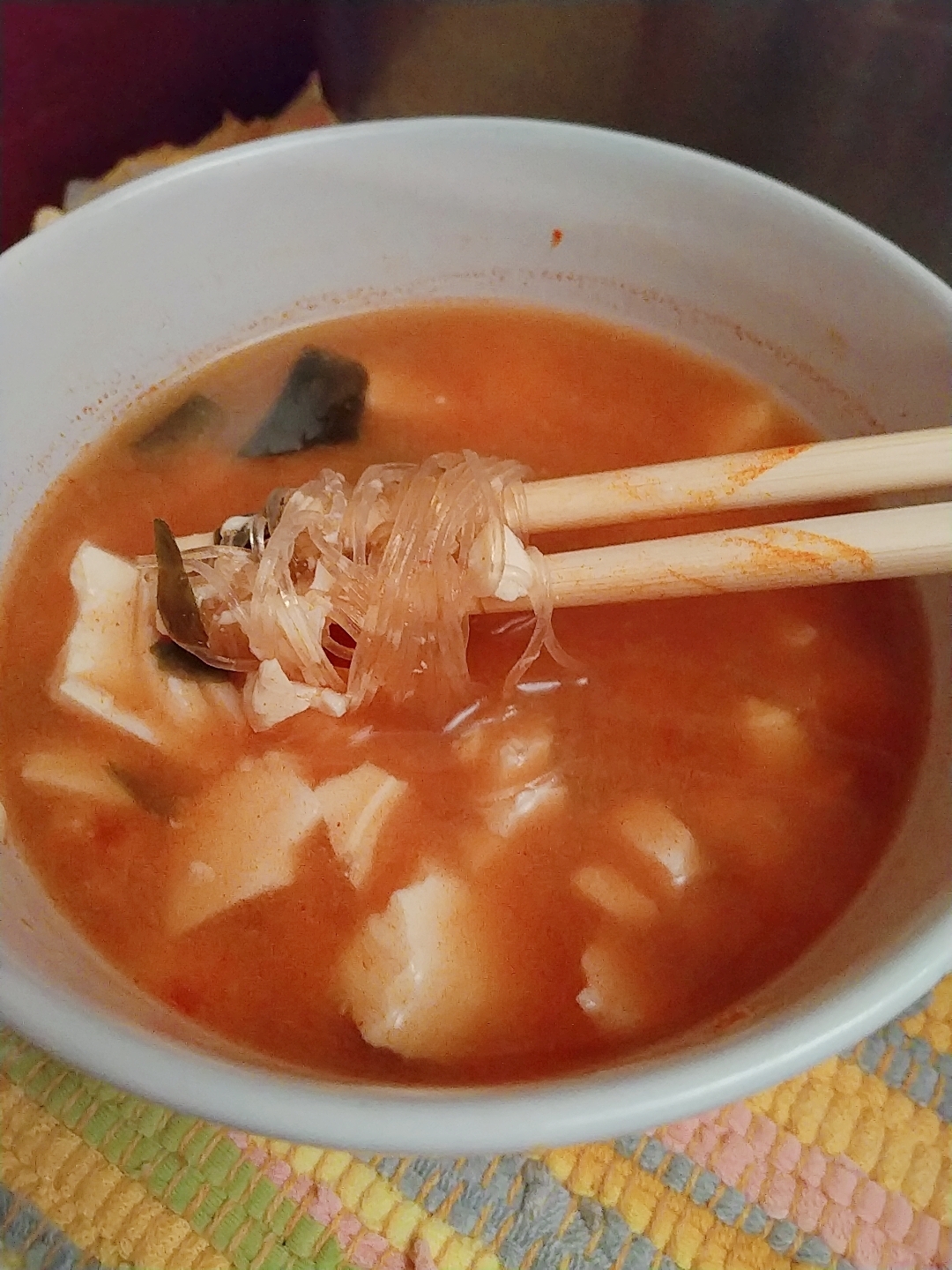 簡単お豆腐スープ