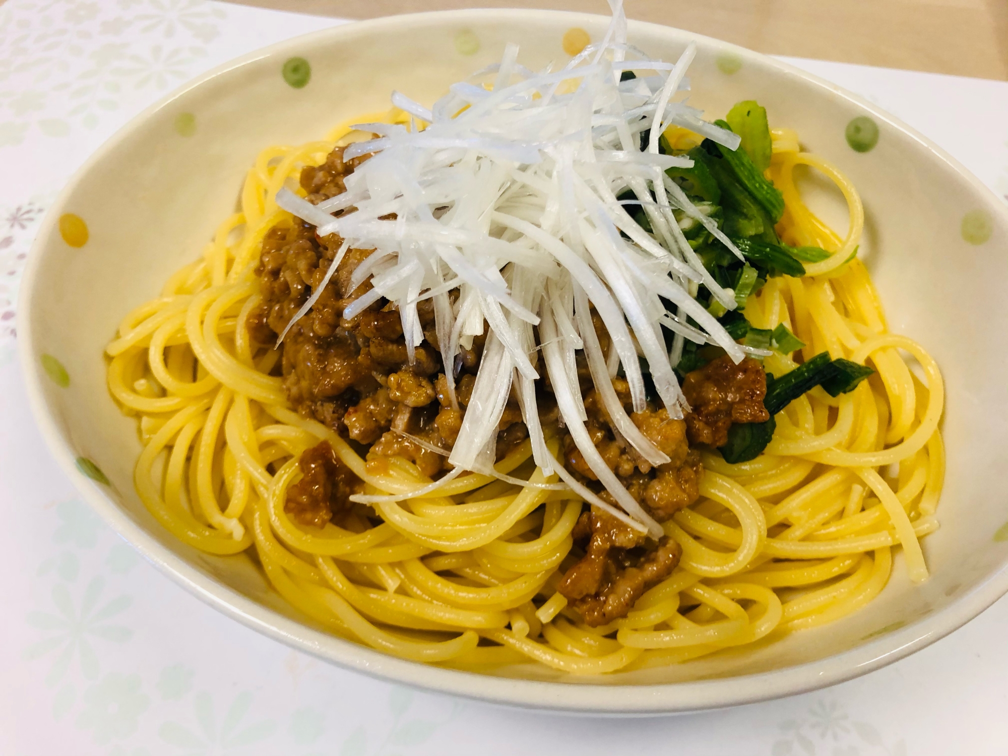 パスタでジャージャー麺