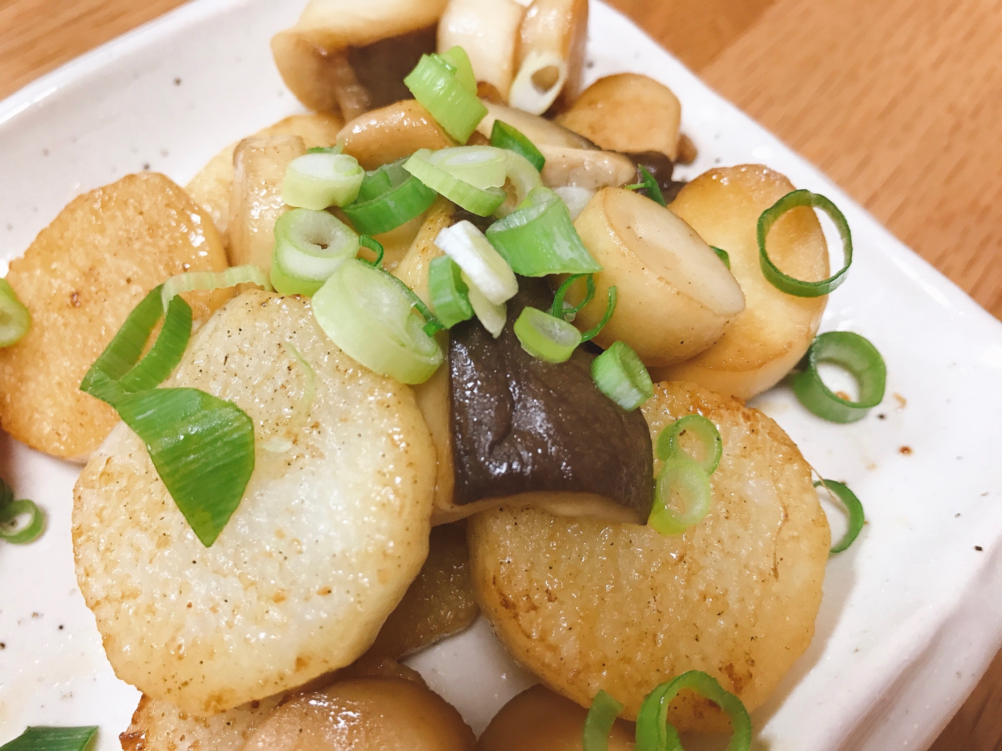 長芋とエリンギのバター醤油