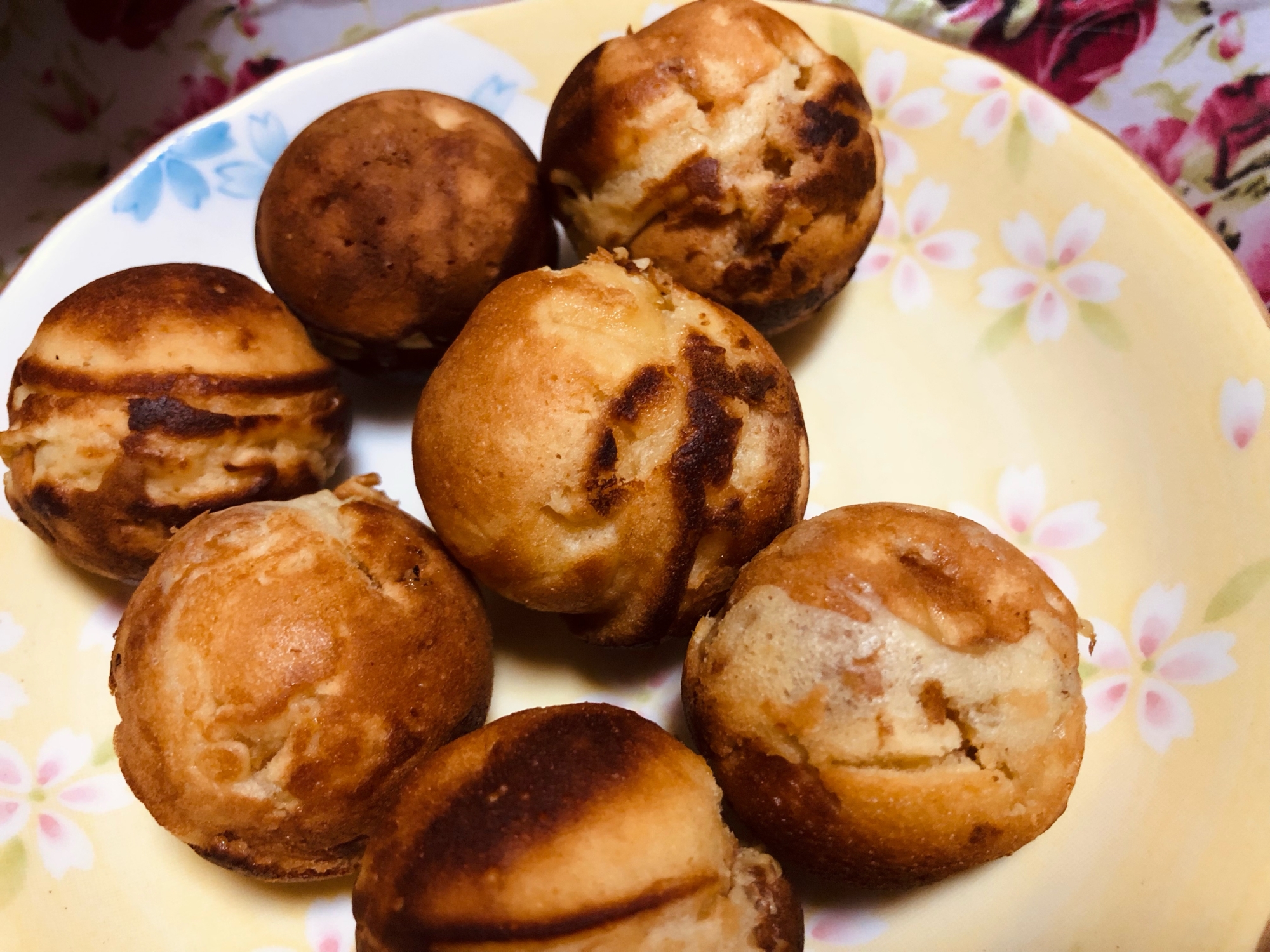 たこ焼き器で簡単‼まんまるベビーカステラ