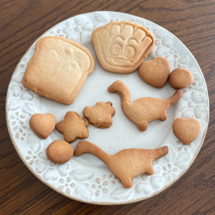 薄力粉・バター不使用☆型抜きしやすい米粉クッキー